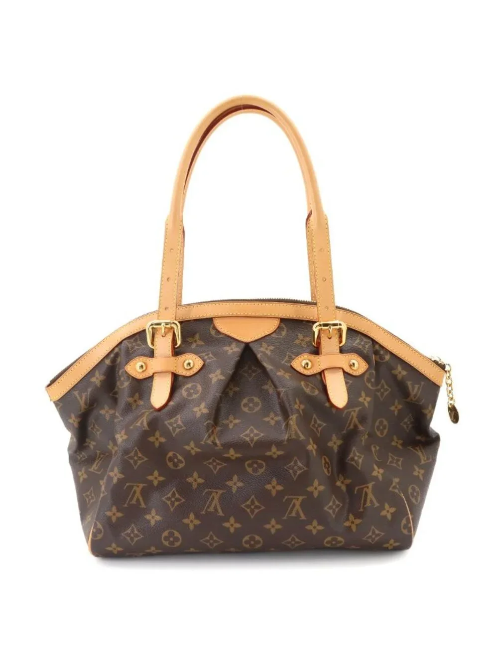 Louis Vuitton Monogram Tivoli GM Tote Brown Gold